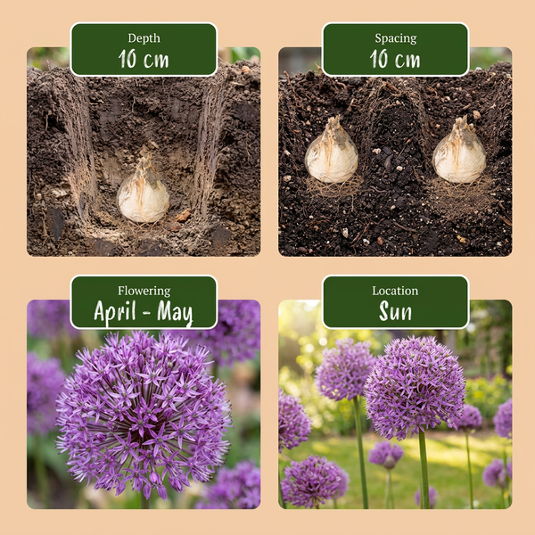 Blumenzwiebel-Set „Bulb Garden Allium" – Zierlauch-Mischung – Ansicht 4