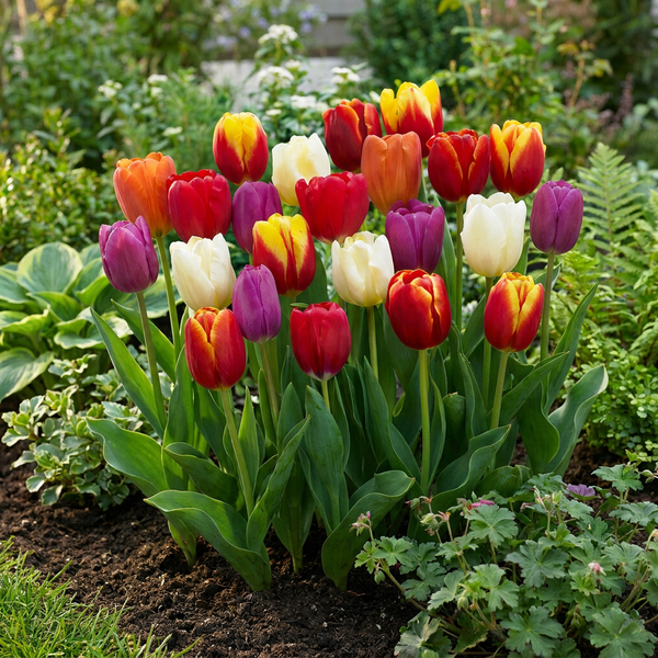 Triumph-Tulpen-Mischung – Tulipa – Ansicht 2
