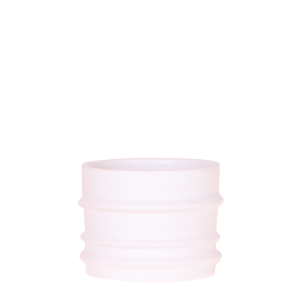 Übertopf Mellow – Ø 6 cm, Weiß