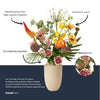 Kunstblumenstrauß ‚Amber Peach Deluxe' – Real Touch – Ansicht 5