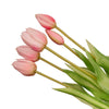 Deko-Set „Erdbeermädchen" – Vase mit 10 Real-Touch-Kunsttulpen