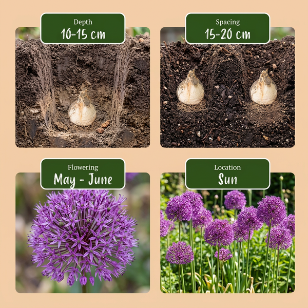 Zierlauch ‚Purple Sensation' – Allium hollandicum – Ansicht 4