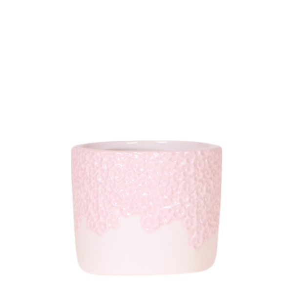 Übertopf Bloom – Ø 6 cm, Rosa