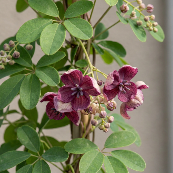 Fingerblättrige Akebie – Akebia quinata – Ansicht 3