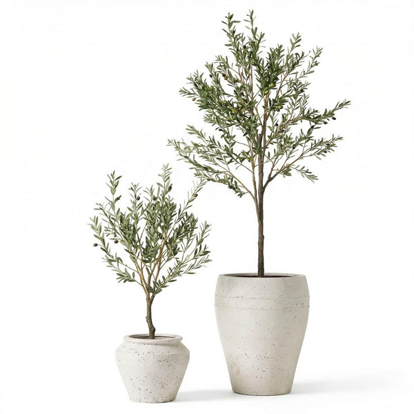 Künstlicher Olivenbaum im Topf – Ansicht 3