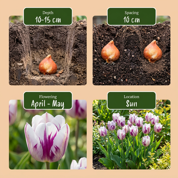 Tulpe ‚Flaming Flag' – Tulipa – Ansicht 4