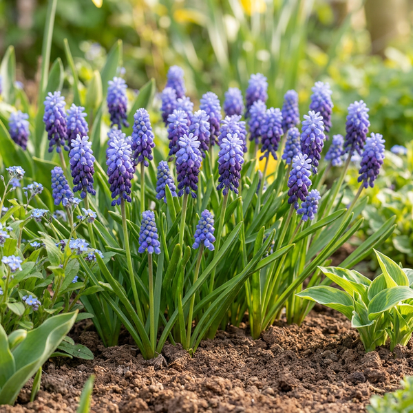 Breitblättrige Traubenhyazinthe – Muscari latifolium – Ansicht 2