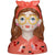 Deko-Vase Fashion Lady ‚Jessie' mit Brille und Haarband