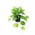 Kunstpflanze Efeutute panaschiert (Epipremnum) – Ø 9 cm · 23 cm