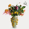 Kunstblumenstrauß L „Lemon Glow"