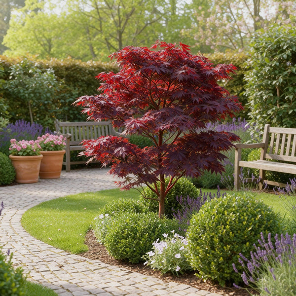 Fächerahorn ‚Atropurpureum' – Acer palmatum – Ansicht 5
