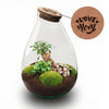 Flaschengarten-Set „Love Mom Drop XL“ – DIY-Terrarium mit graviertem Korken