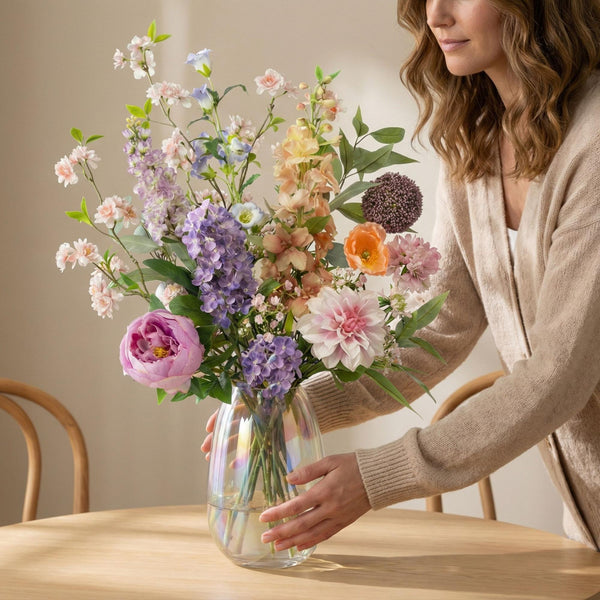 Kunstblumenstrauß „Pastel Meadow Deluxe" – Real Touch – Ansicht 7