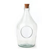 Offene Terrariumflasche aus Glas mit Korken
