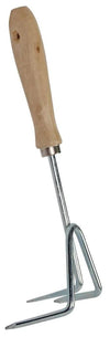 Handgrubber Dreizack – verzinkter Stahl mit Holzgriff