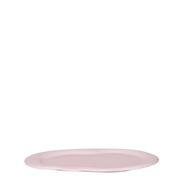 Ovales Tablett Cloud – Rosa