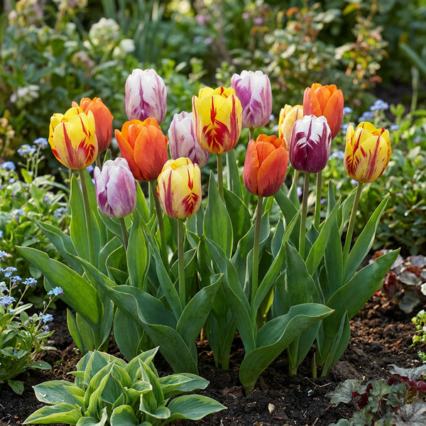 Tulpe ‚Flaming Beauty Mix' – Tulipa – Ansicht 2