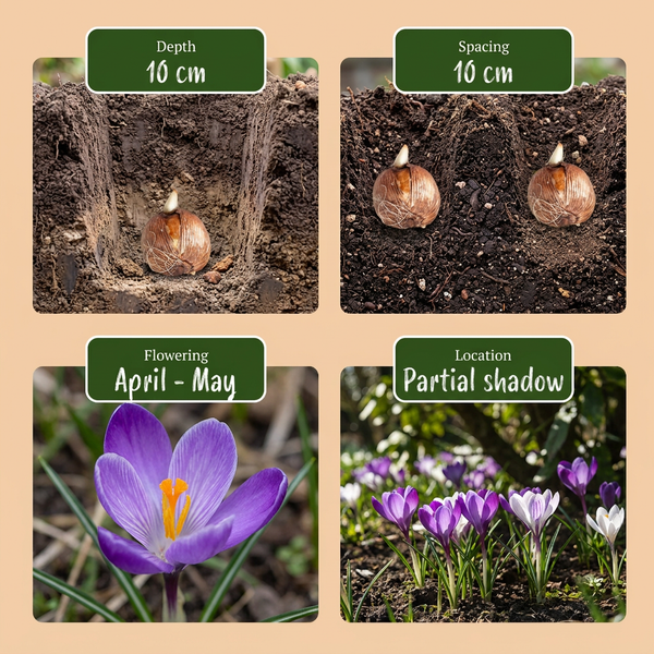 Blumenzwiebel-Set „Schattengarten" – Sommerblüher für schattige Lagen – Ansicht 4