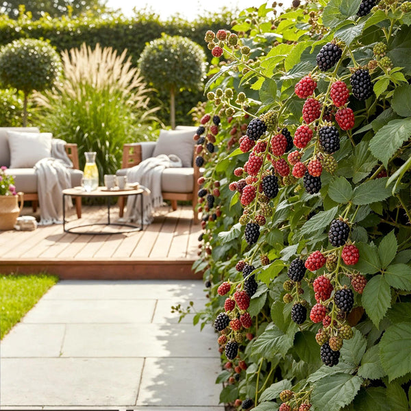 Dornlose Brombeere ‚Thornfree' – Rubus fruticosus – Ansicht 5