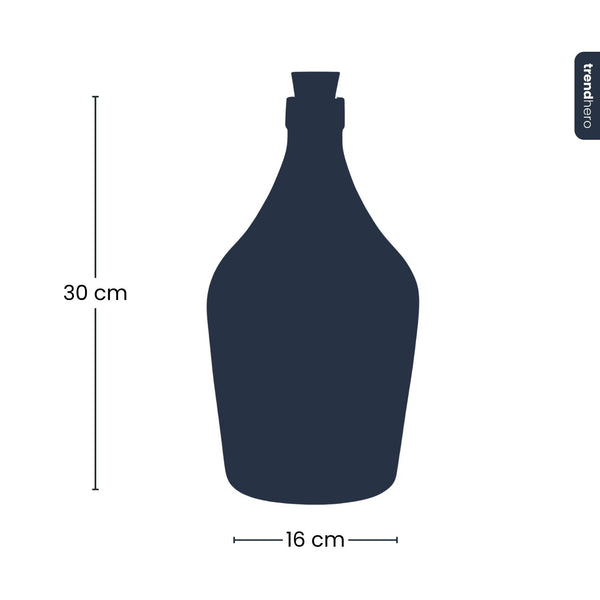 Flaschengarten-Set „Love in a Bottle“ – offenes DIY-Pflanzenterrarium