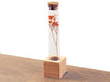 Trockenblumenständer aus Holz Tube mit Trockenblumen-Arrangement