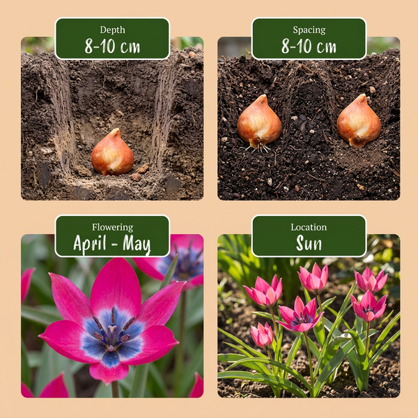 Wildtulpe ‚Little Beauty' – Tulipa – Ansicht 4