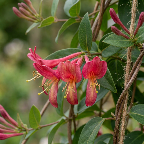 Immergrünes Geißblatt – Lonicera henryi – Ansicht 3
