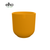 Übertopf elho Jazz Round – Ø 14 cm · 13 cm, Bernsteingelb