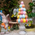 Osterbaum-Dekoration mit Glitzer-Pastelleiern