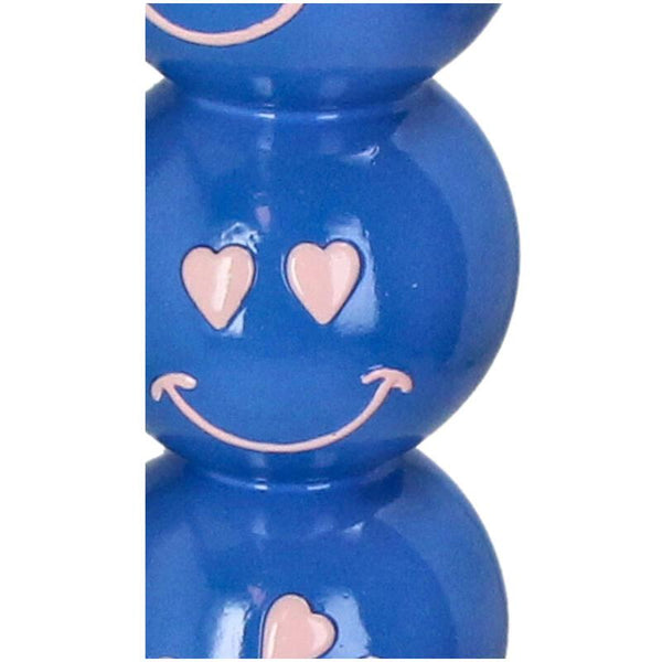 Kerzenhalter Smiley mit Kugeln