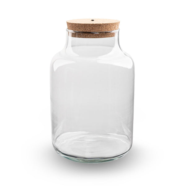 Terrarium-Flasche „Milky“ mit Beleuchtung