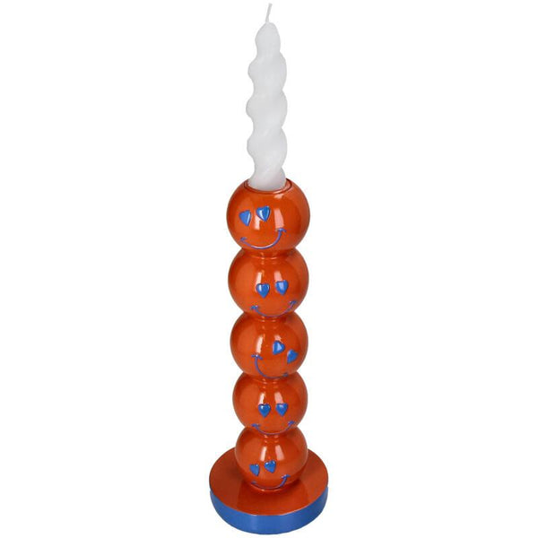 Kerzenhalter Smiley aus Polyresin