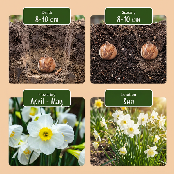 Narzisse ‚White Petticoat' – Narcissus bulbocodium – Ansicht 3