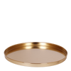 Rundes Dekotablett Gold