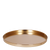 Rundes Dekotablett Gold