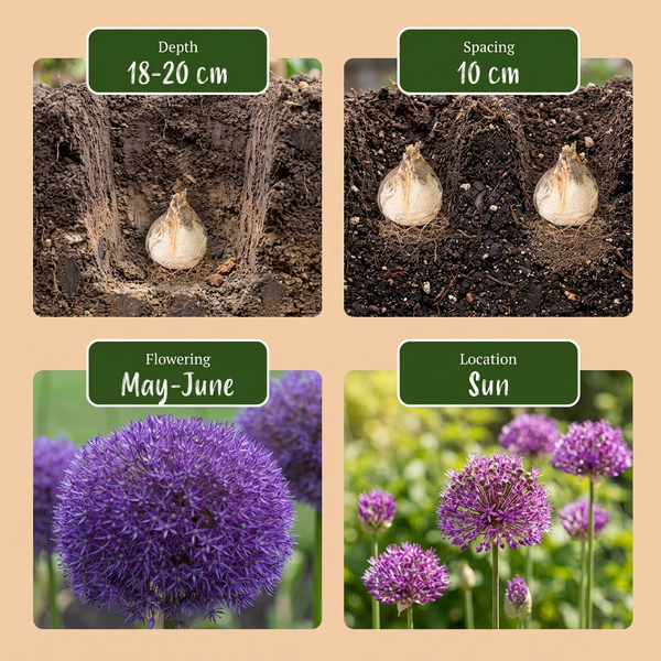 Zierlauch ‚Pinball Wizard' – Allium – Ansicht 4