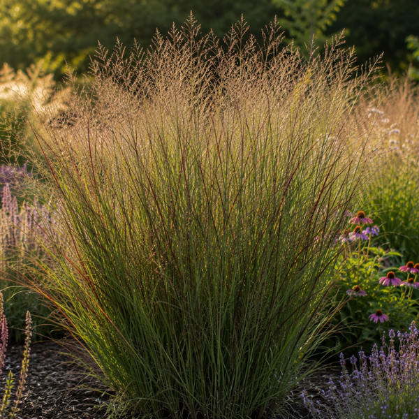 Rutenhirse ‚Rotstrahlbusch' – Panicum virgatum – Ansicht 3