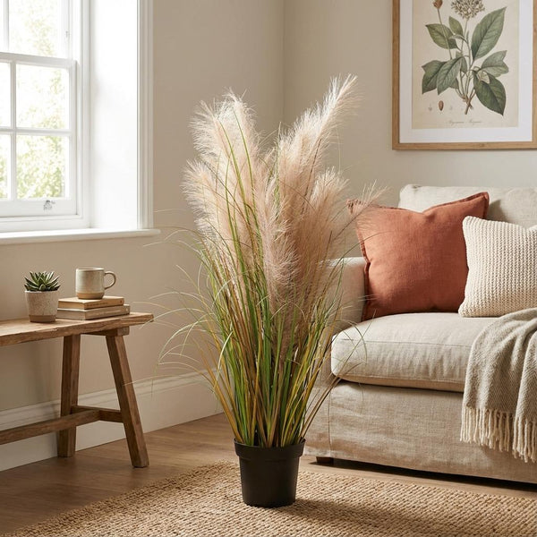 Kunstpflanze Schilfgras (Phragmites) – Ansicht 2