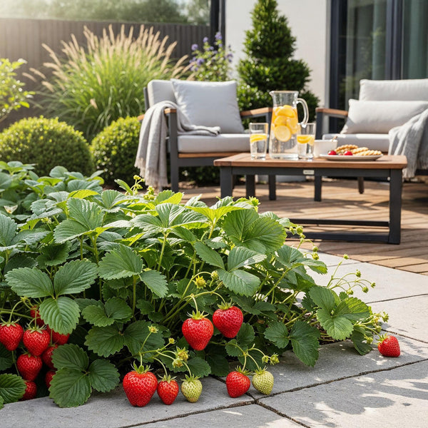 Erdbeere ‚Elsanta' – Fragaria × ananassa – Ansicht 5