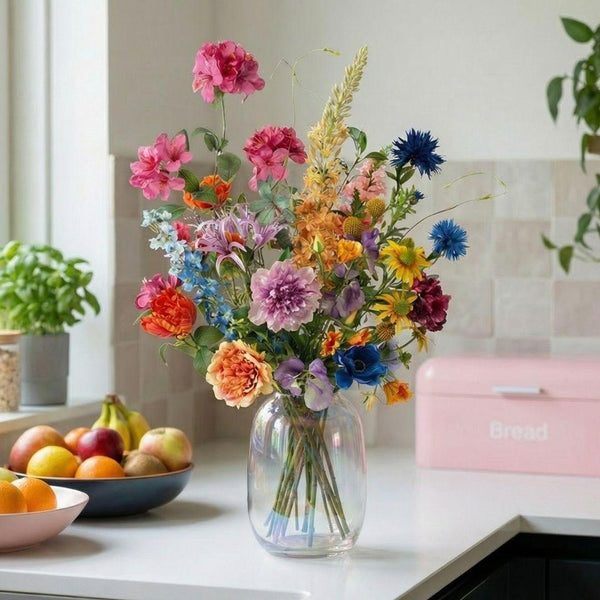Kunstblumenstrauß ‚Summer Garden Deluxe' – Real Touch – Ansicht 5