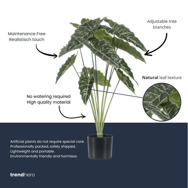 Kunstpflanze Alocasia – Ansicht 6