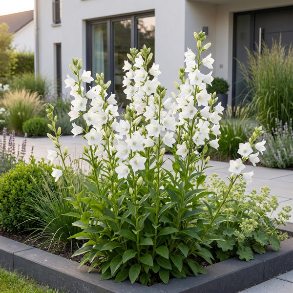 Pfirsichblättrige Glockenblume ‚Alba' – Campanula persicifolia – Ansicht 6