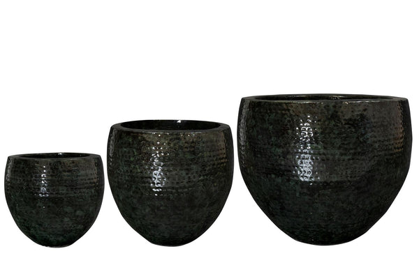 Pflanzgefäß-Set Thom aus Metall, 3-teilig – Ansicht 2