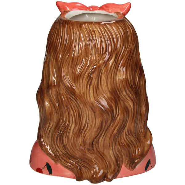 Deko-Set „Jessie" – Strickvase mit 10 Real-Touch-Kunsttulpen Orange