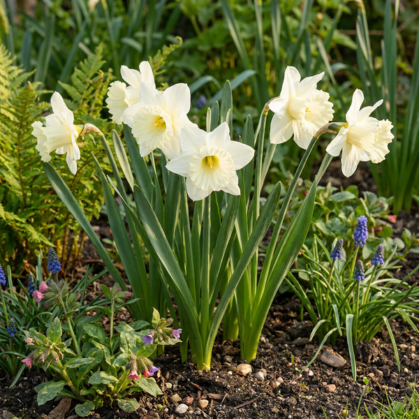 Trompeten-Narzisse ‚Mount Hood' – Narcissus – Ansicht 2