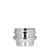 Doppel-Übertopf Chrome – Ø 6 cm