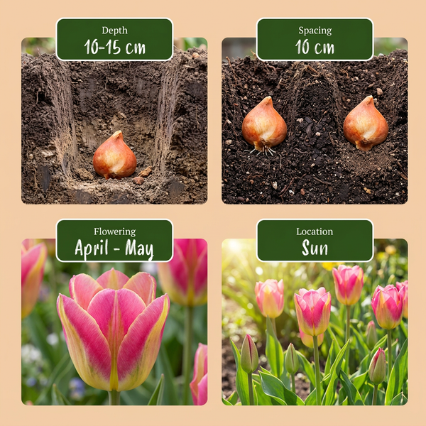 Tulpe ‚Striped Crown' – Tulipa – Ansicht 4