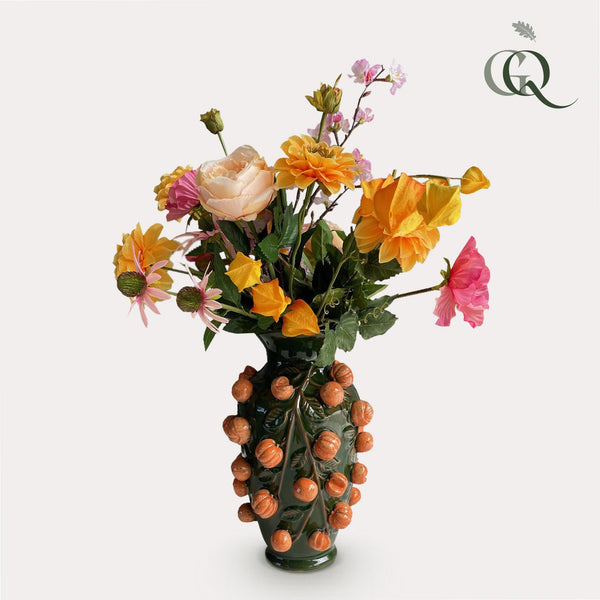 Kunstblumenstrauß L „Lemon Glow"