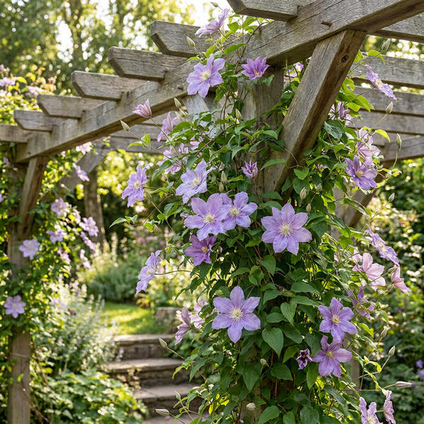 Waldrebe ‚Justa' – Clematis – Ansicht 4