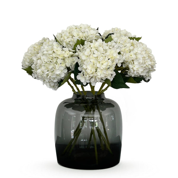 Kunstblumen Hortensienblüte – Weiß